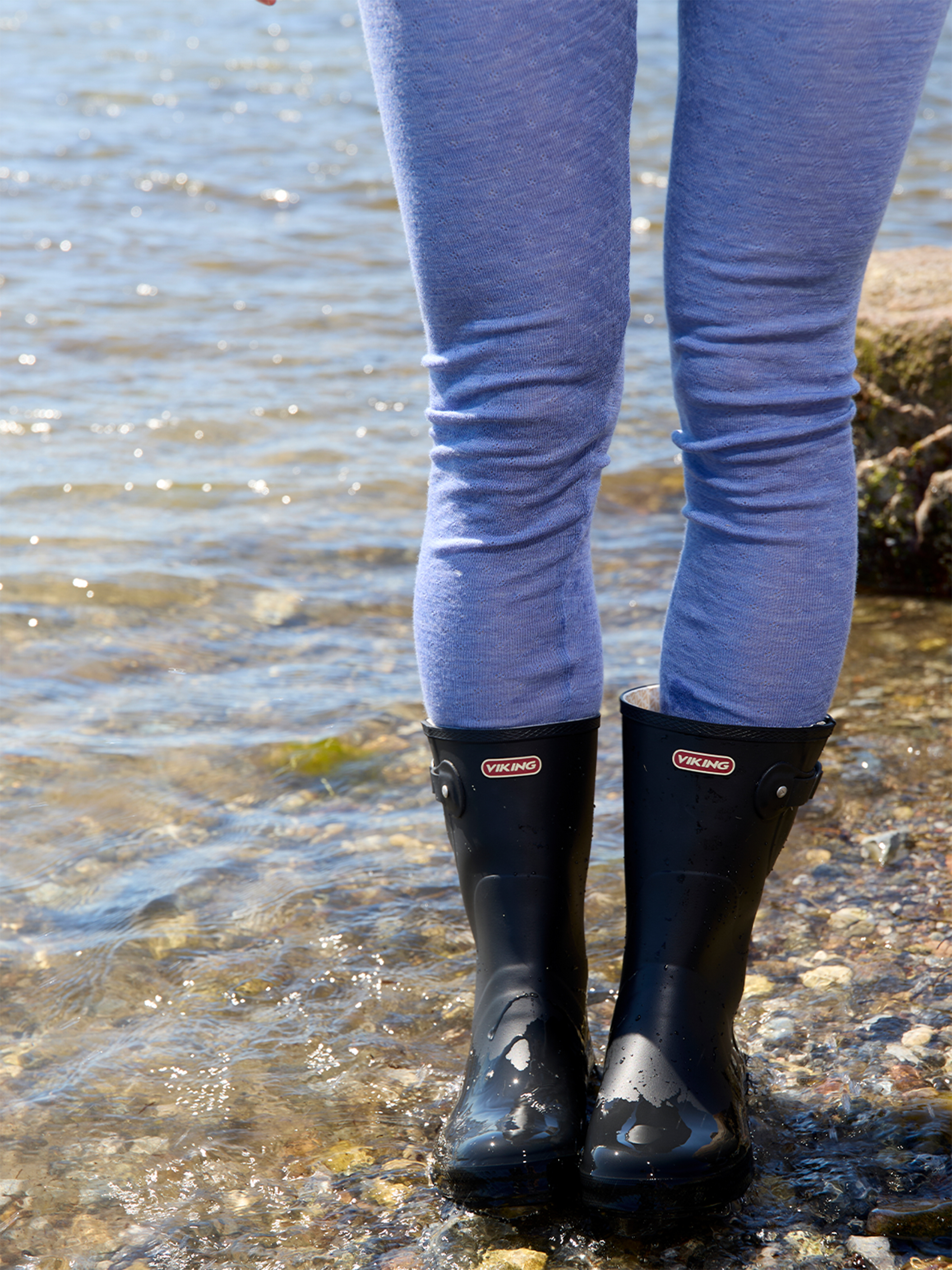 Leggings eyelet merino